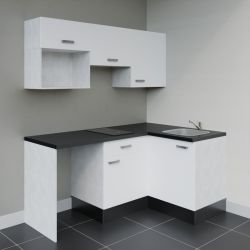 Kitchenette KA03 avec plan stratifié et évier