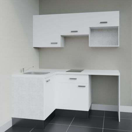 Kitchenette KA03 avec plan stratifié et évier