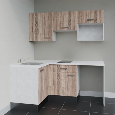 Kitchenette KA03 avec plan stratifié et évier