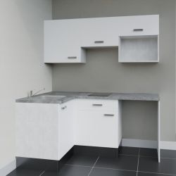 Kitchenette KA03 avec plan stratifié et évier