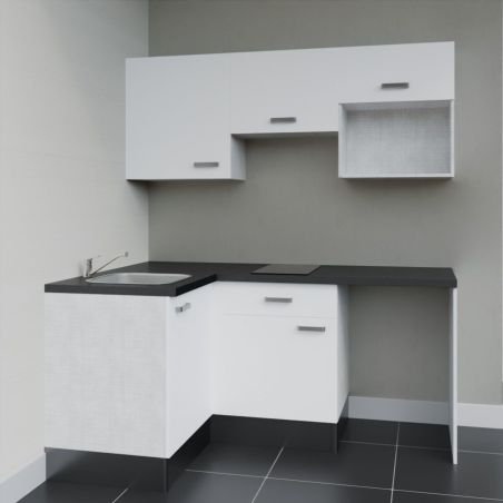 Kitchenette KA03 avec plan stratifié et évier