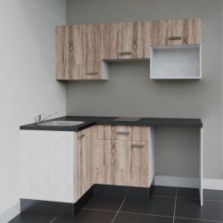 Kitchenette KA03 avec plan stratifié et évier