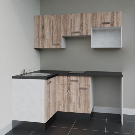 Kitchenette KA03 avec plan stratifié et évier