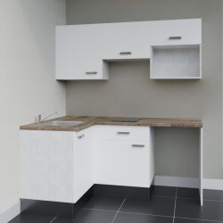 Kitchenette KA03 avec plan stratifié et évier