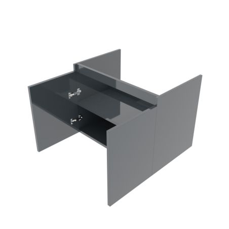 Caisson sous vasque PROLINE 80 cm - Coloris gris