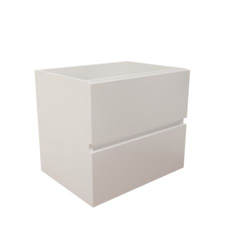 Caisson sous vasque en inox ROSINOX 60 cm - Blanc mat
