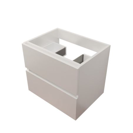 Caisson sous vasque en inox ROSINOX 60 cm - Blanc mat