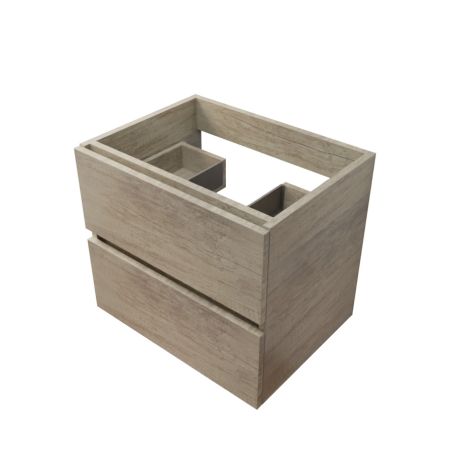 Caisson sous vasque en inox ROSINOX 60 cm - coloris chêne mat
