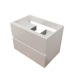 Caisson sous vasque en inox ROSINOX 70 cm - Blanc mat