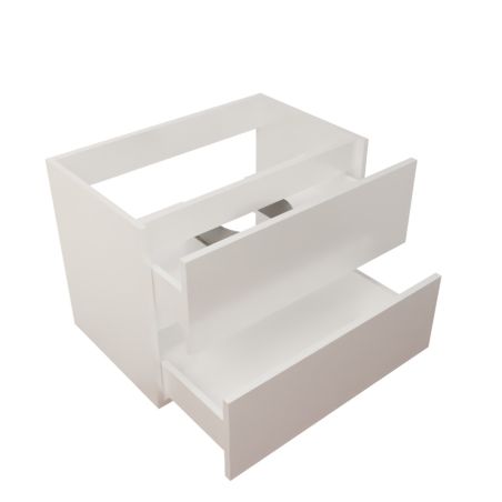 Caisson sous vasque en inox ROSINOX 70 cm - Blanc mat