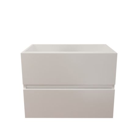 Caisson sous vasque en inox ROSINOX 70 cm - Blanc mat