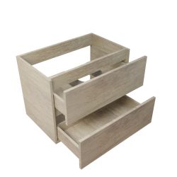 Caisson sous vasque en inox ROSINOX 70 cm - Coloris bois mat