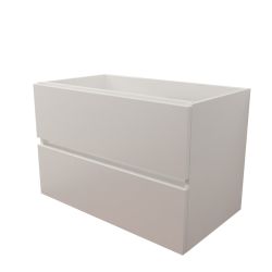 Caisson sous vasque en inox ROSINOX 80 cm - Blanc mat