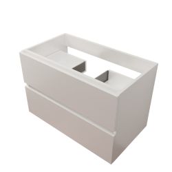 Caisson sous vasque en inox ROSINOX 80 cm - Blanc mat