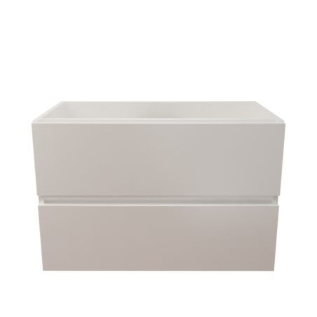 Caisson sous vasque en inox ROSINOX 80 cm - Blanc mat