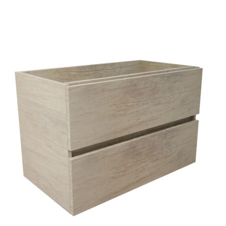 Caisson sous vasque en inox ROSINOX 80 cm - Coloris bois mat