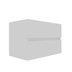 Caisson sous vasque ROSALY 80 cm - Blanc brillant