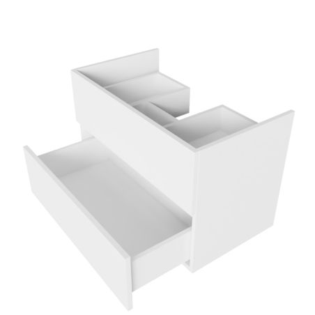 Caisson sous vasque ROSALY 80 cm - Blanc brillant