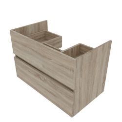 Caisson sous vasque ROSALY 80 cm - Bois mat