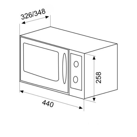 Micro-ondes grill Blanc
