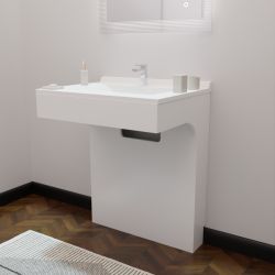 Caisson sous vasque PMR EPURE 70 cm