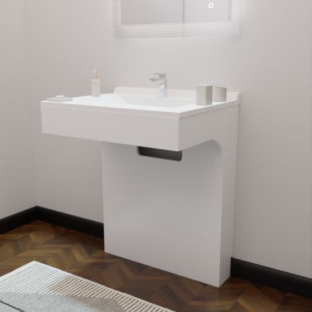 Caisson sous vasque PMR EPURE 70 cm