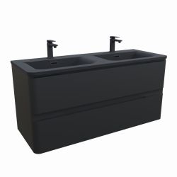 Ensemble PEARL 120 cm avec plan double vasque