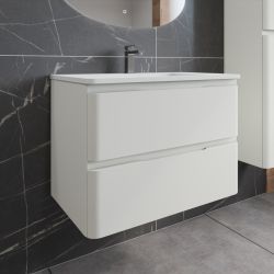 Ensemble IVORY 80 cm caisson avec plan vasque