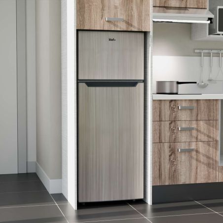 Frigo congélateur KLAF silver