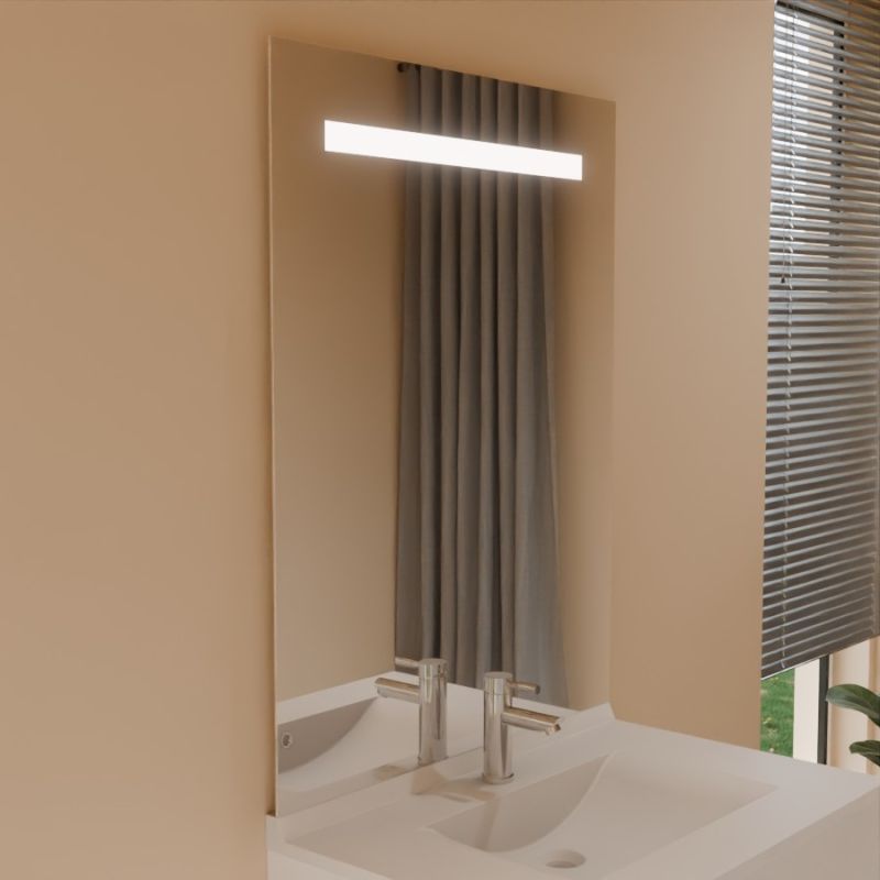 Miroir avec éclairage LED ELEG PLUS - 80 cm x ht105 cm - sans interrupteur Miroir avec éclairage LED ELEG PLUS - 80 cm x ht105 cm - sans interrupteur