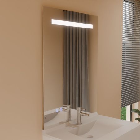 Miroir avec éclairage LED ELEG PLUS - 80 cm x ht105 cm