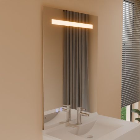 Miroir avec éclairage LED ELEG PLUS - 80 cm x ht105 cm