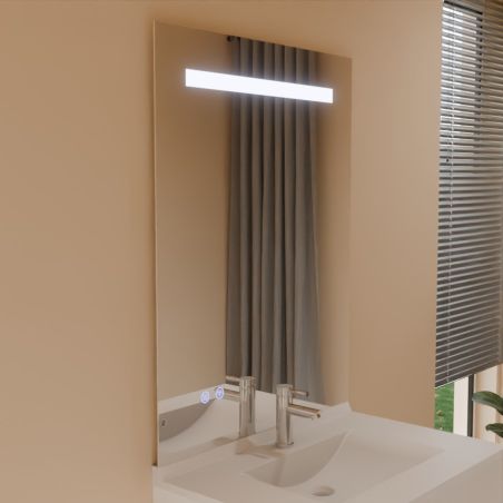 Miroir avec éclairage LED ELEG PLUS - 80 cm x ht105 cm