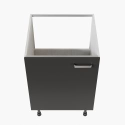 Meuble sous évier - 60 cm - Porte coloris noire