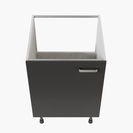 Meuble sous évier - 60 cm - Porte coloris noire