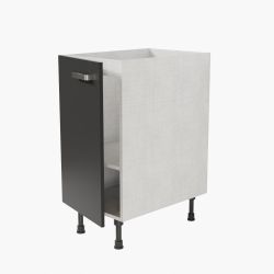 Meuble sous évier - 40 cm - Avec porte coloris noire