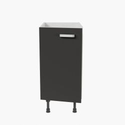 Meuble sous évier - 40 cm - Avec porte coloris noire