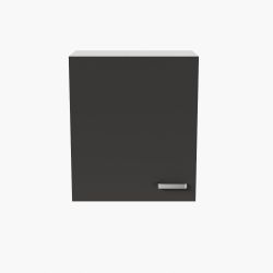 Meuble haut de cuisine - 60 cm - Porte coloris noire