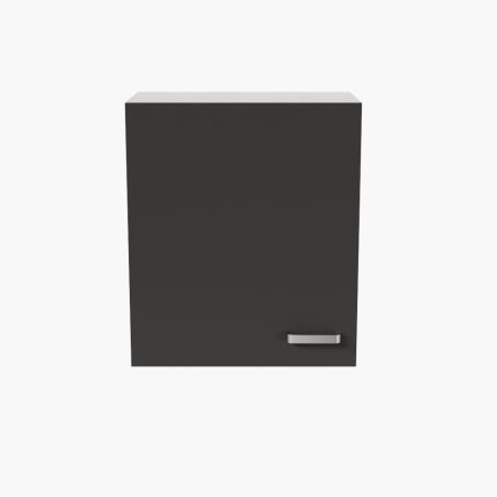 Meuble haut de cuisine - 60 cm - Porte coloris noire