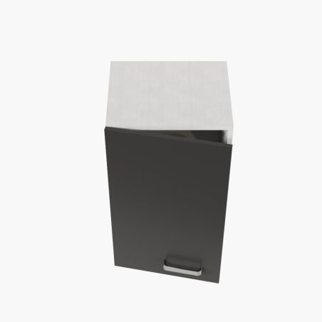 Meuble haut de cuisine - 40 cm - Porte couleur noire