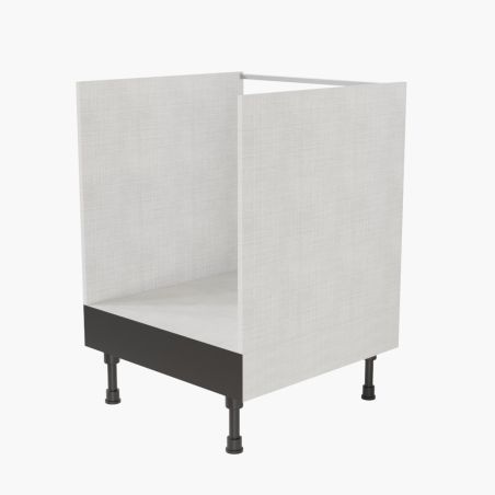 Meuble bas pour four encastrable - 60 cm - façades noire