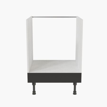 Meuble bas pour four encastrable - 60 cm - façades noire
