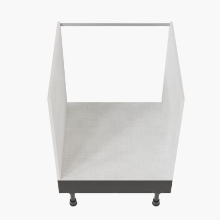 Meuble bas pour four encastrable - 60 cm - façades noire