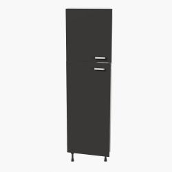 Colonne de rangement cuisine - portes noires