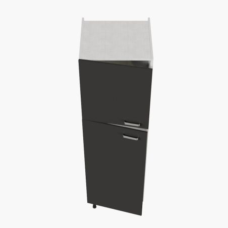 Colonne de rangement cuisine - portes noires