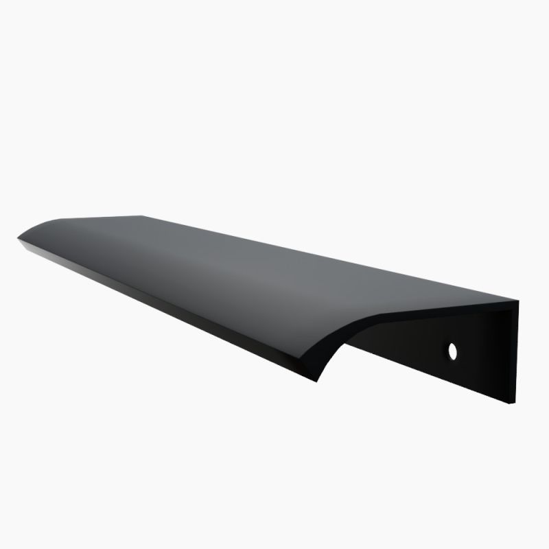 Poignée plate noire pour cuisine - 18 x 4 cm Poignée plate noire pour cuisine - 18 x 4 cm