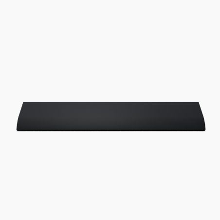 Poignée plate noire pour cuisine - 18 x 4 cm