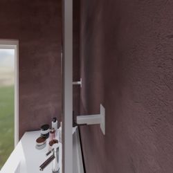 Miroir inclinable avec éclairage LED variable ROTARY - 70 cm x 80 cm
