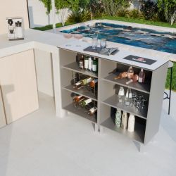 Cuisine d'été bar d'extérieur - KX20