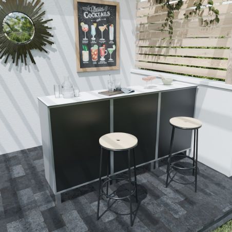Cuisine d'été bar d'extérieur - KX21